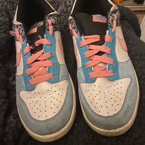 Nike Dunk low 6.0 white/blue/pink